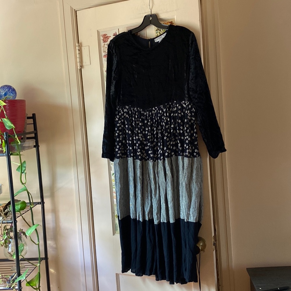 Vintage late 80s 90s bedford fair lifestyles dress